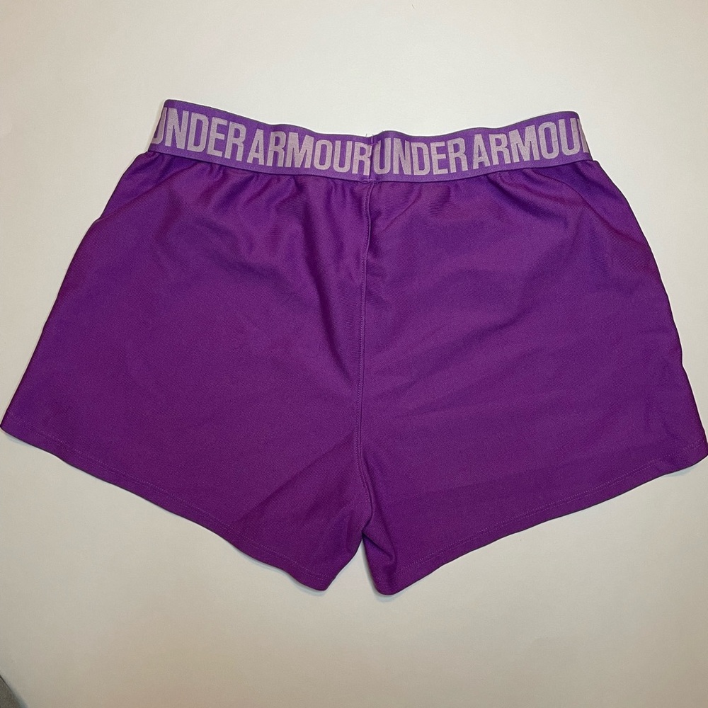 Purple Under Armor Athletic Shorts - Picture 4 of 6